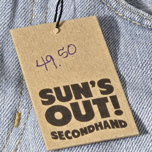 Levi's Light Blue Denim Mini Skirt - Picture 3 of 10